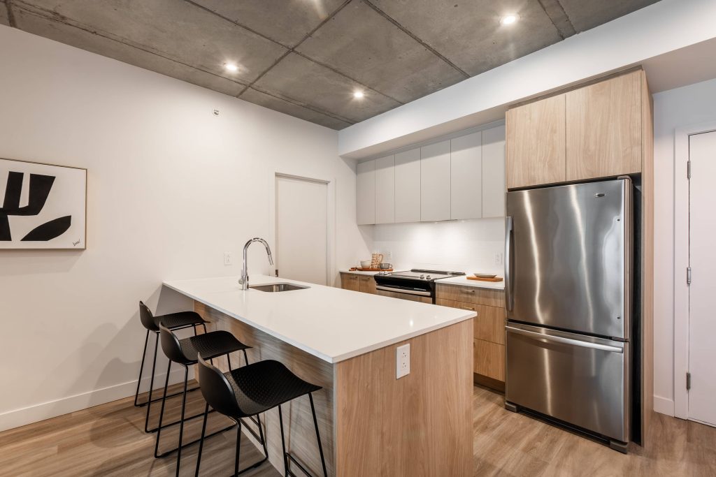 Mostra Mascouche appartements a louer et condos locatifs cuisine ouverte tout inclus ilot central